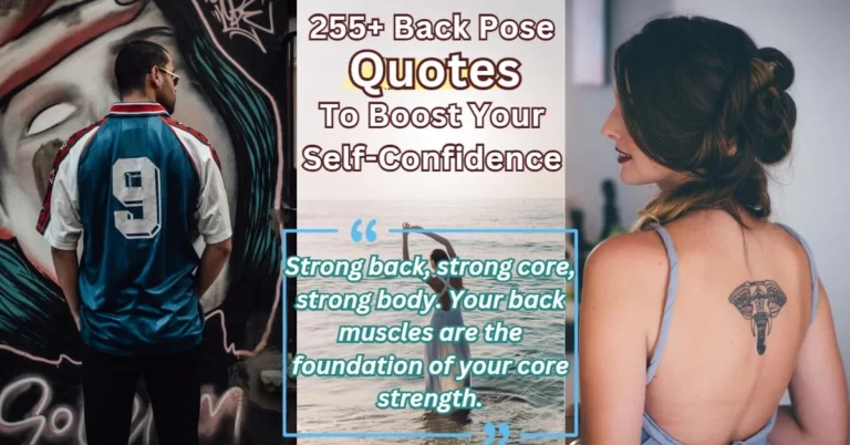 New Back pose quotes