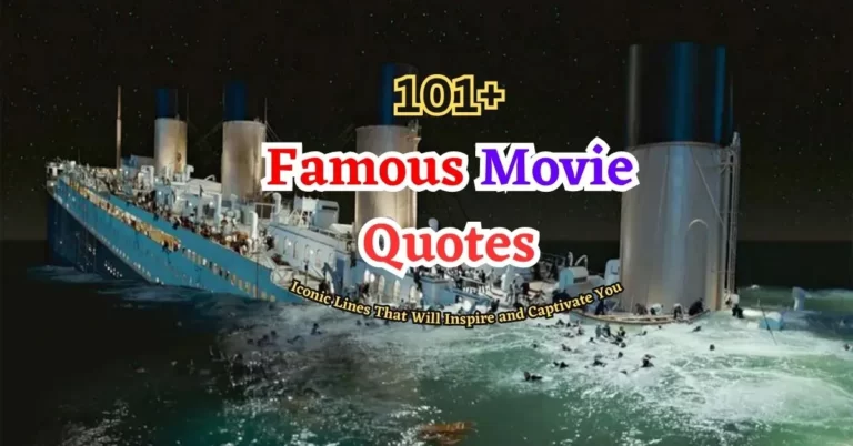Famous Movie Quotes and Iconic Lines