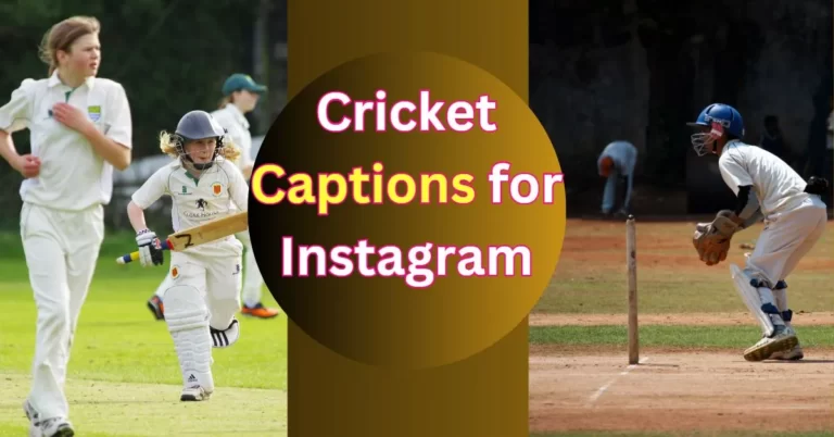 Cricket Captions for Instagram To Inspire and Connect with Cricket Lovers