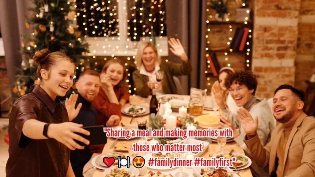 family dinner caption for instagram