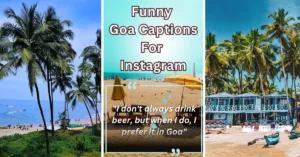 funny goa captions for instagram