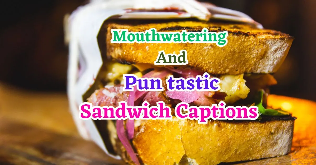 sandwich caption