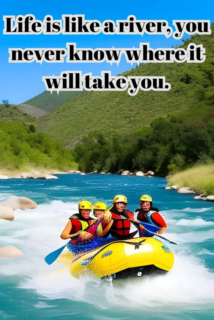 river rafting captions