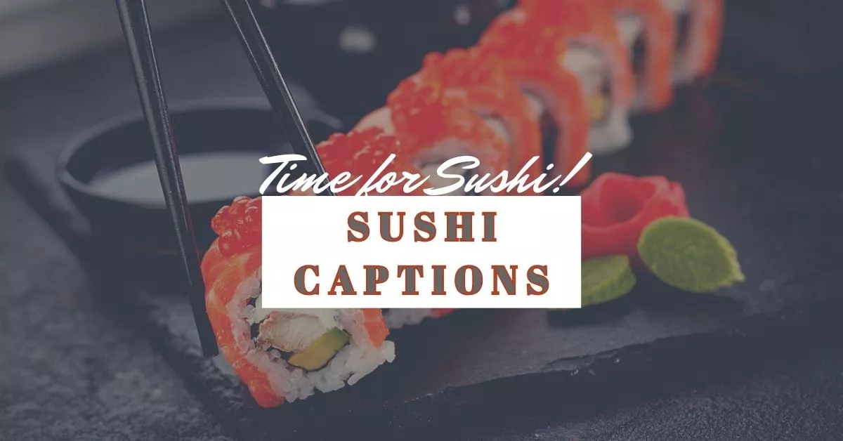 sushi captions