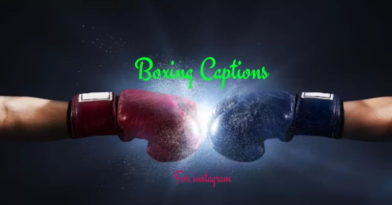 110 Knockout Boxing Captions for Instagram