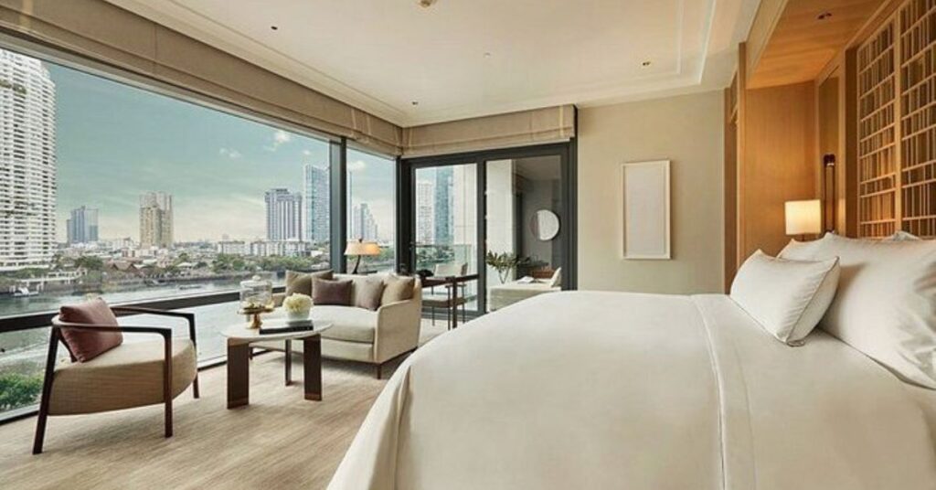 Beautiful bedroom at Capella Bangkok